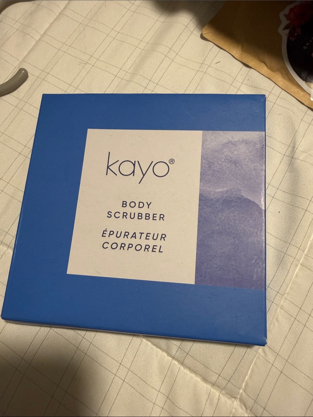 Kayo Blue Body Scrubber - Gentle Exfoliating Bath Scrub